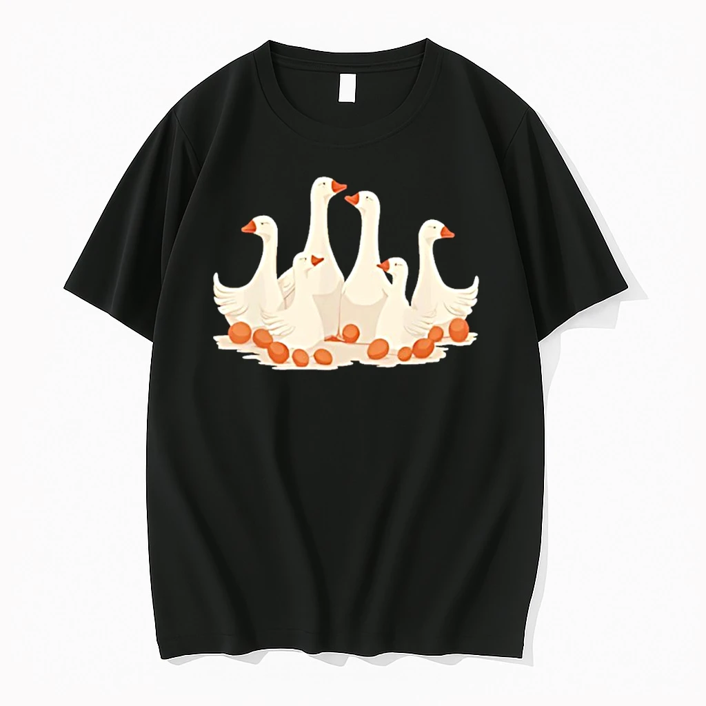 Six Geese A Laying Graphic Shirts