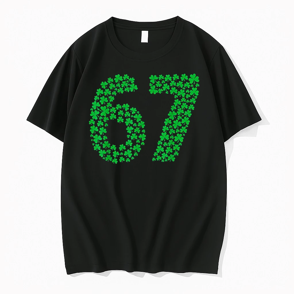 Six Seven Meme 67 St Patricks Day Shamrocks Shirts