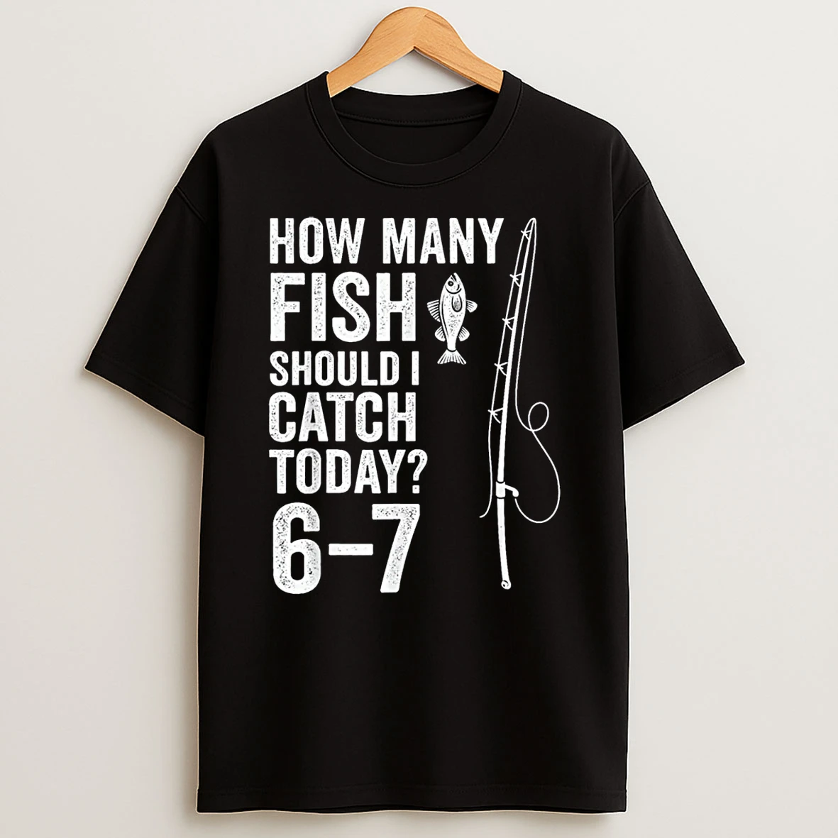 Six Seven Meme Fish Angler 6 7 Funny Fishing 67 Shirts