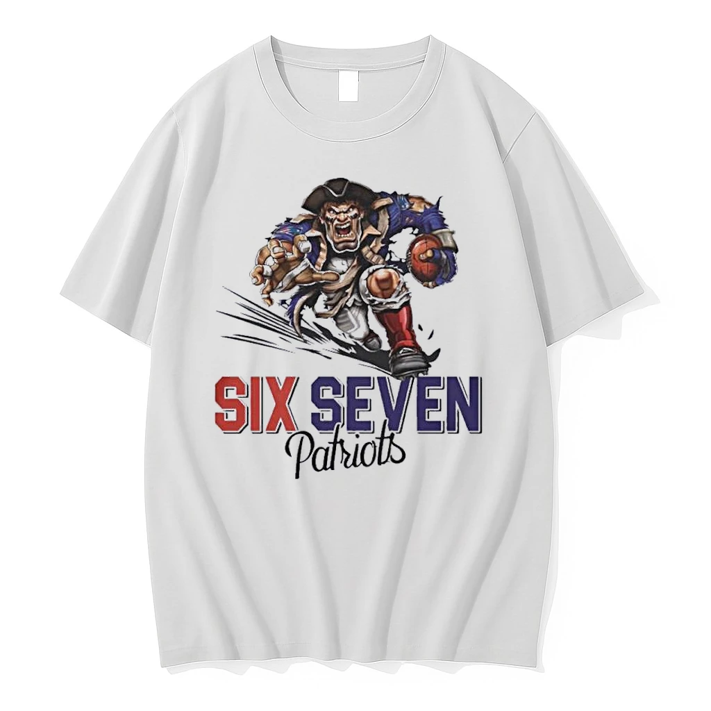 Six Seven New England Patriots Mascot Shirts
