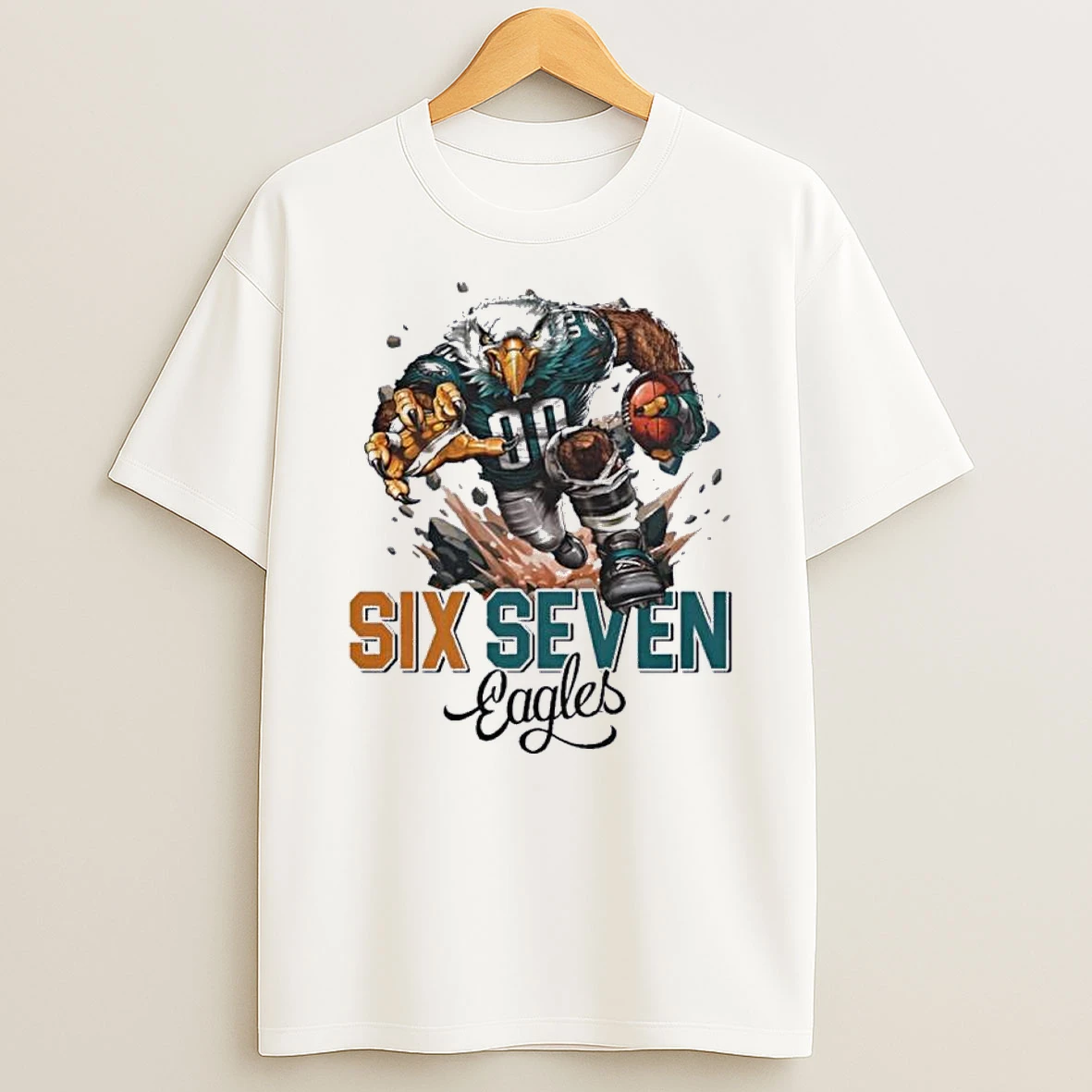 Six Seven Philadelphia Eagles Mascot Shirts