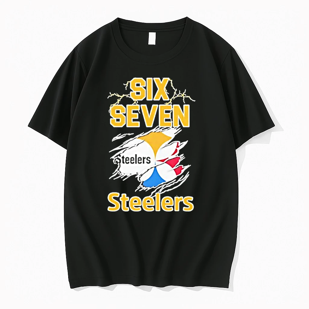 Six Seven Pittsburgh Steelers Logo Shirts