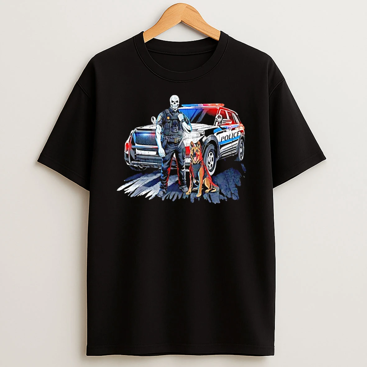 Skeleton Code 3s And K9s Shirts