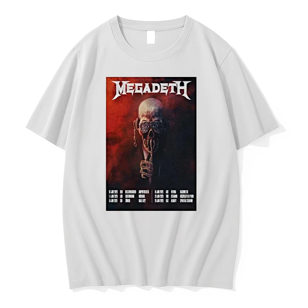 Skeleton Megadeth June 2026 Tour Shirts