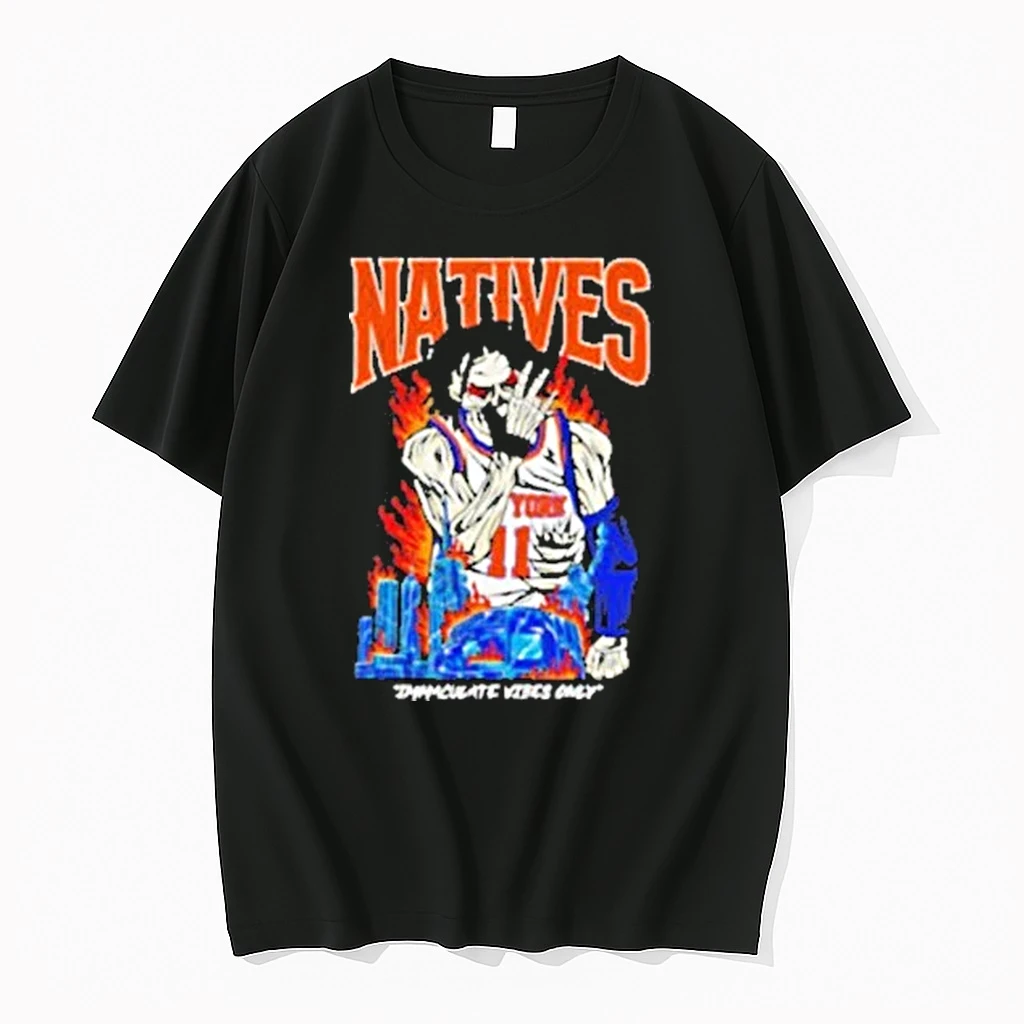 Skeleton Natives Jalen Brunson Immaculate Vibes Only Shirts