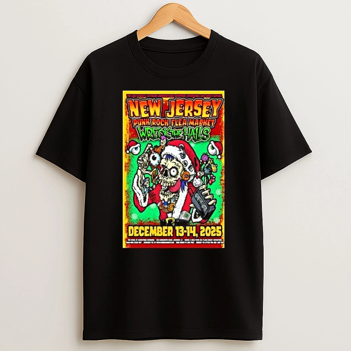 Skeleton New Jersey Dec 13 14 2025 Punk Rock Flea Market Shirts