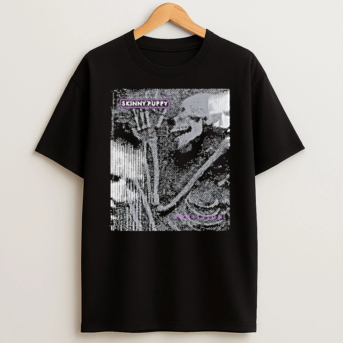 Skeleton Skinny Puppy Remission Mineral Wash Shirts