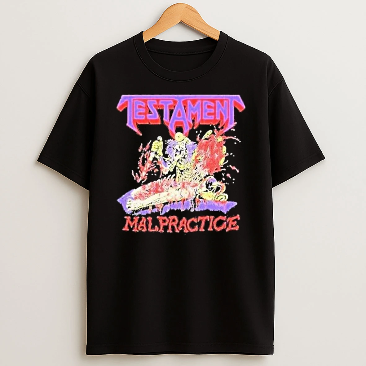 Skeleton Testament Malpractice Knife Shirts