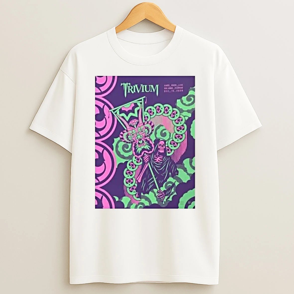 Skeleton Trivium Orlando Florida 2025 Shirts