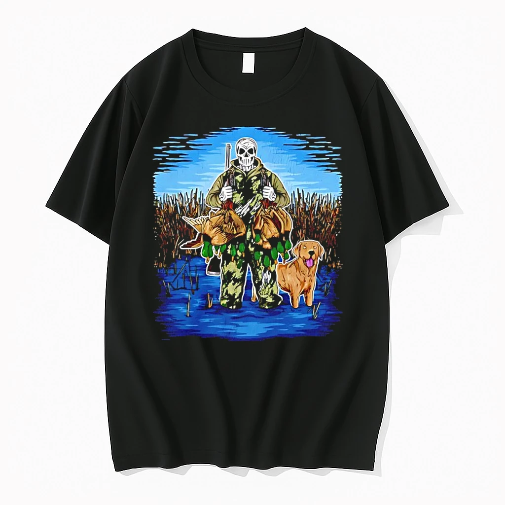 Skeleton Duck Huntin Yellow Lab Shirts