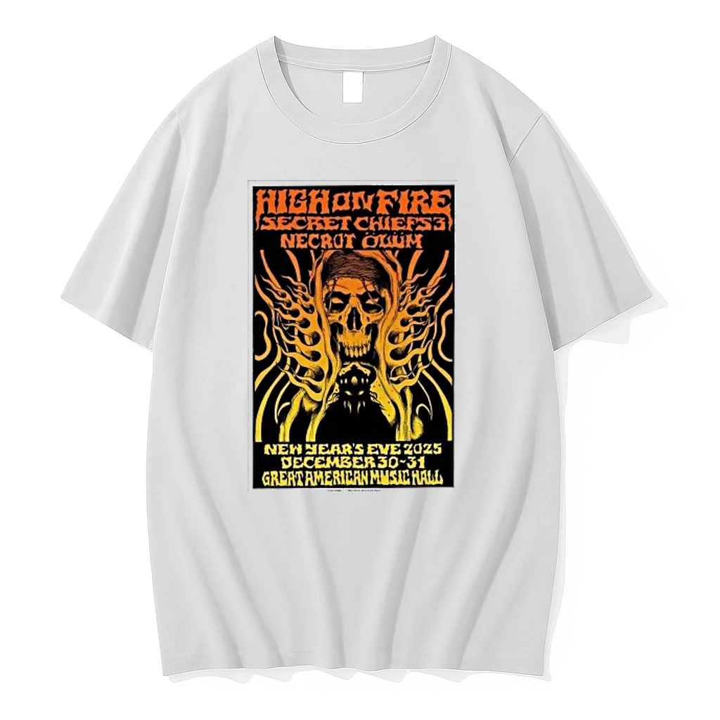 Skull High On Fire Great American Music Hall Dec 31 2025 Shirts