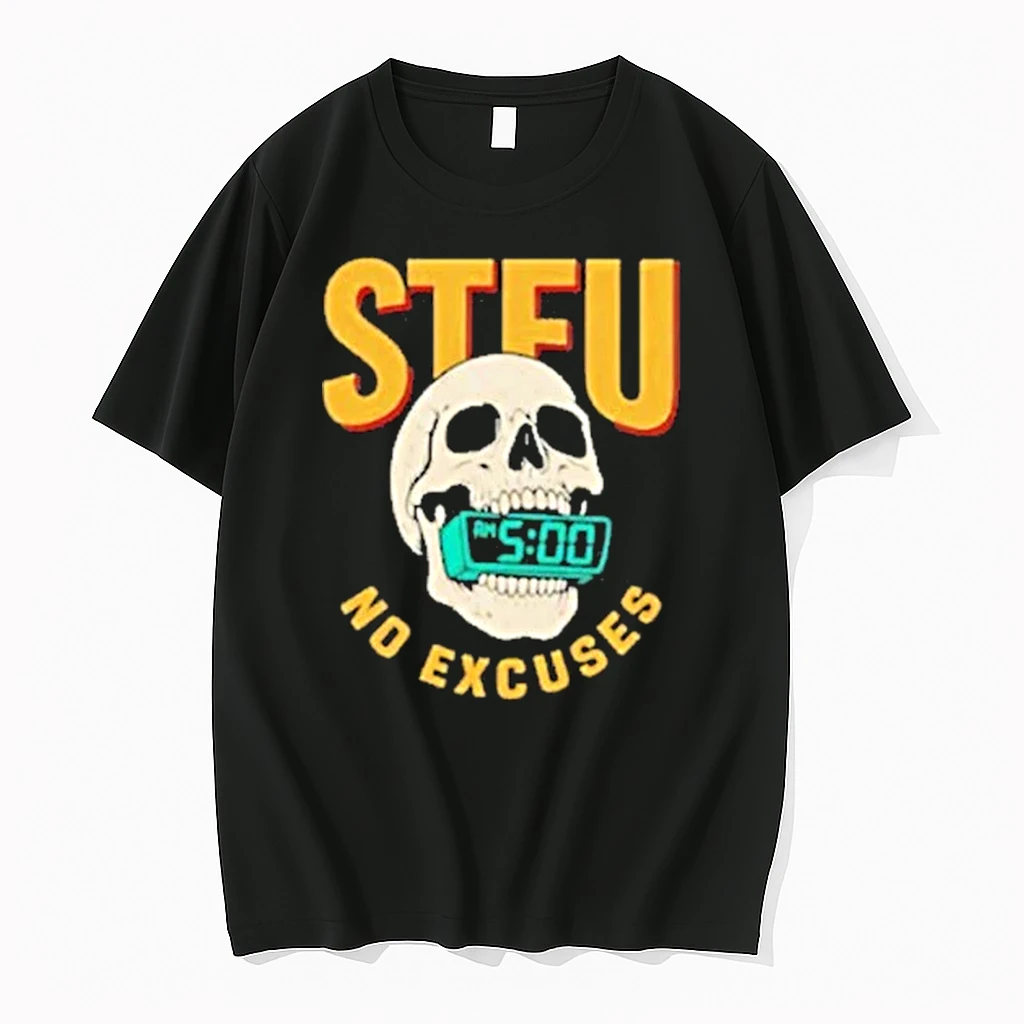 Skull Stfu No Excuses Tour 2025 Shirts