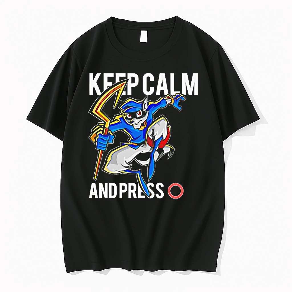 Sly Cooper Keep Calm And Press O Shirts