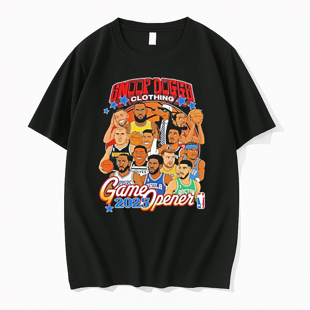 Snoop Dogg Snoopy Game Opener 2025 Sdc X Nba Players Shirts
