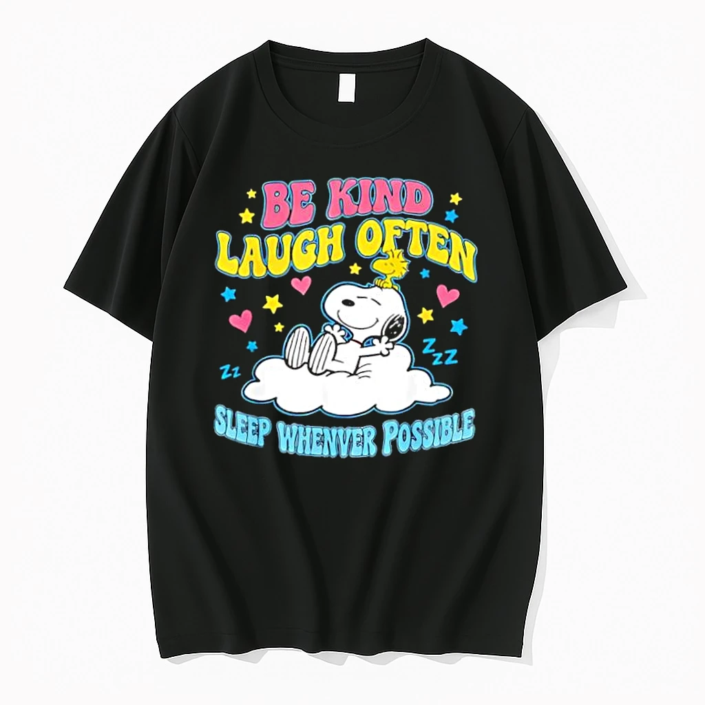 Snoopy Be Kind Laugh Often Sleep Whenever Possible Shirts