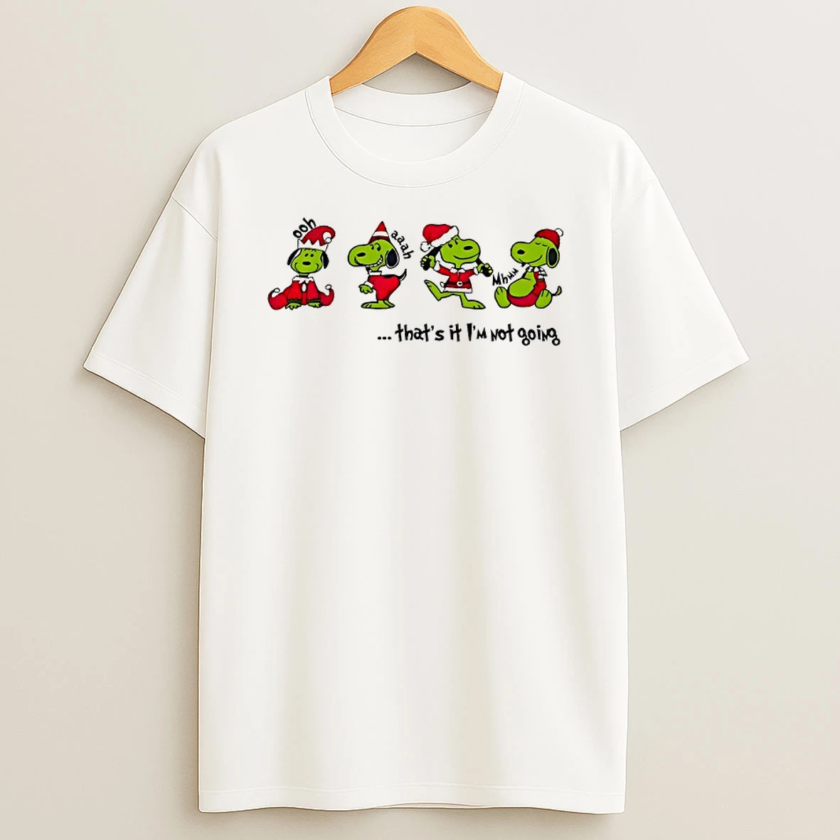 Snoopy Christmas Thats It Im Not Going Shirts