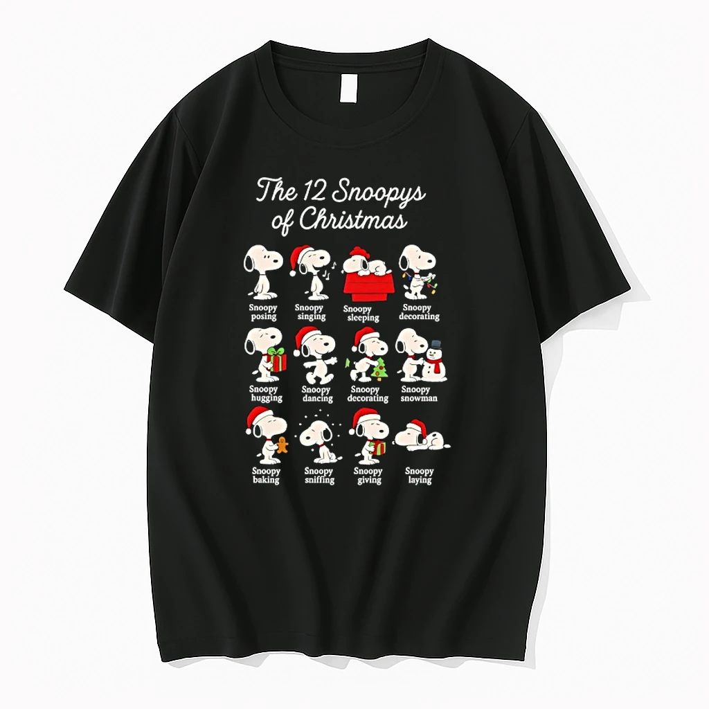 Snoopy Christmas The 12 Snoopys Of Christmas Shirts