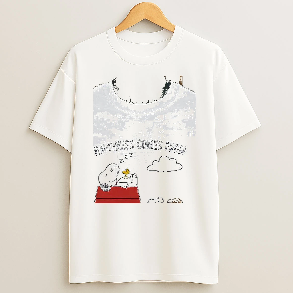 Snoopy Happiness Comes From Simple Days And Good Friends Shirts