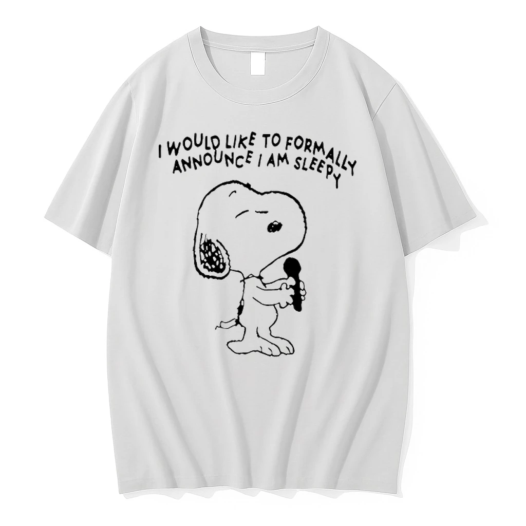 Snoopy I Would Like To Formally Announce I Am Sleepy Shirts