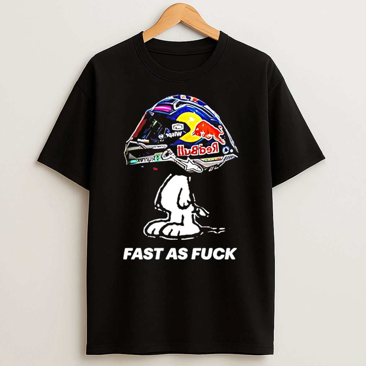 Snoopy Im Fast As Fuck Boi And Red Bull Racing Shirts