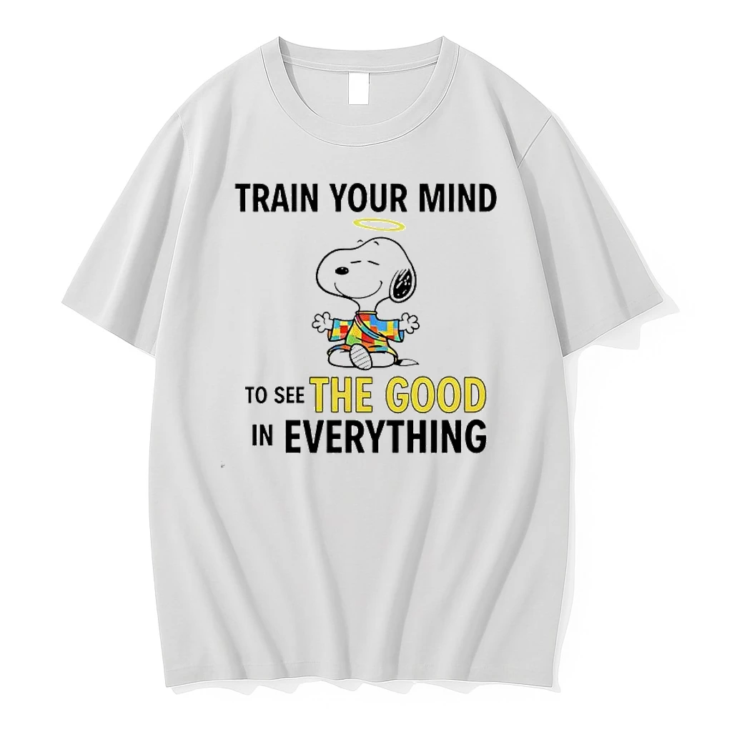 Snoopy Joseph Train Your Mind To See The Good In Everything Shirts