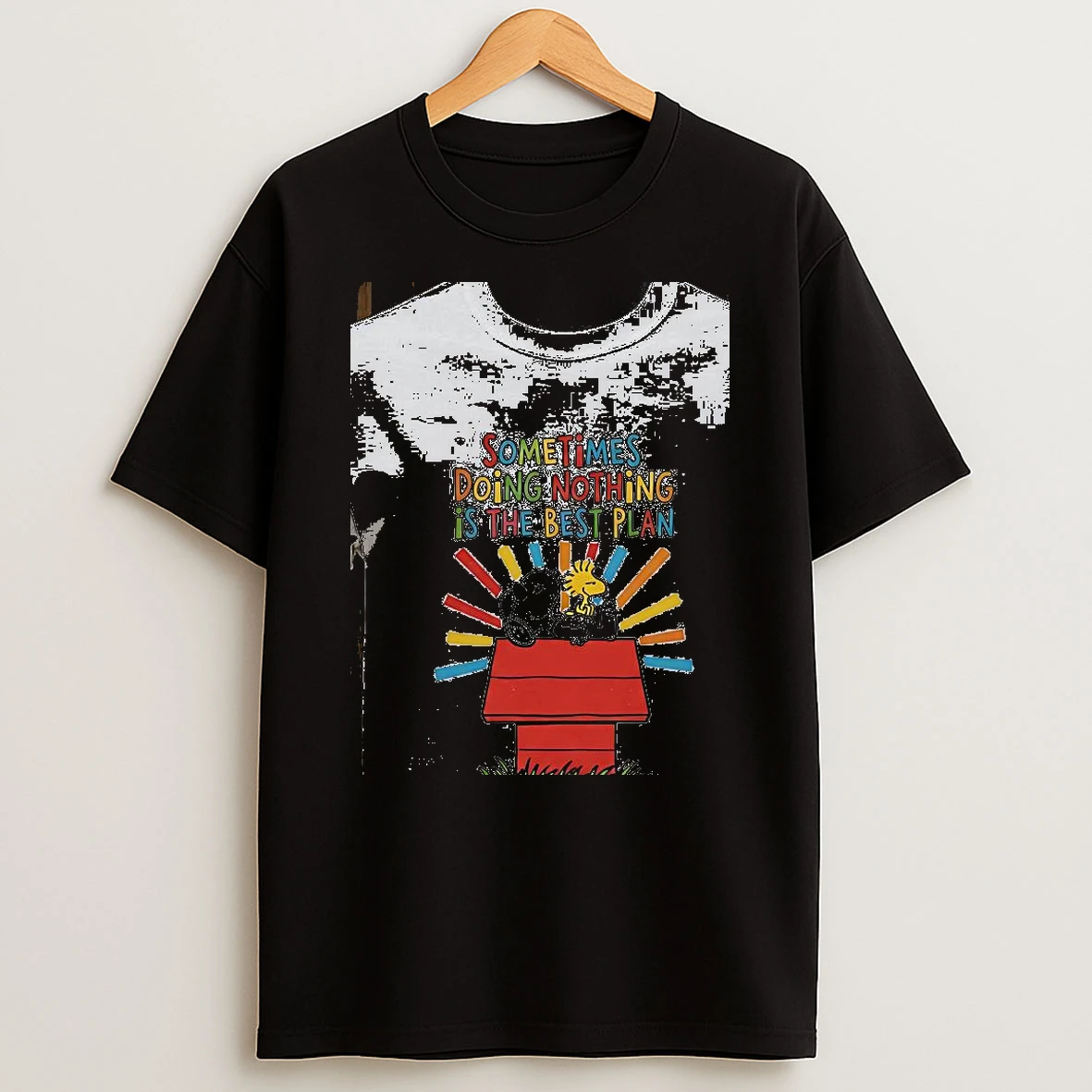 Snoopy Sometimes Doing Nothing Is The Best Plan Shirts