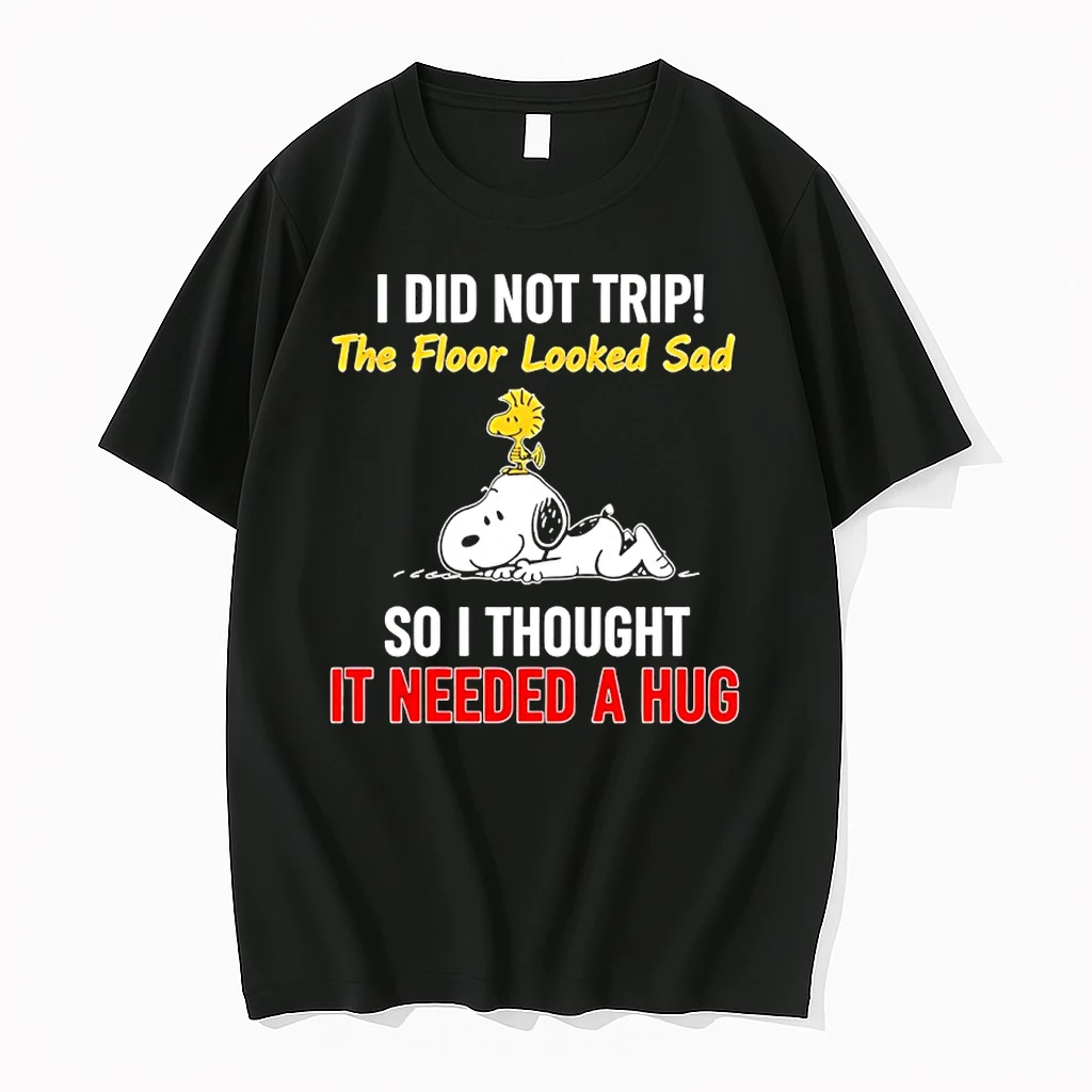 Snoopy And Woodstock I Did Not Trip The Floor Looked Sad So I Thought It Needed A Hug Shirts