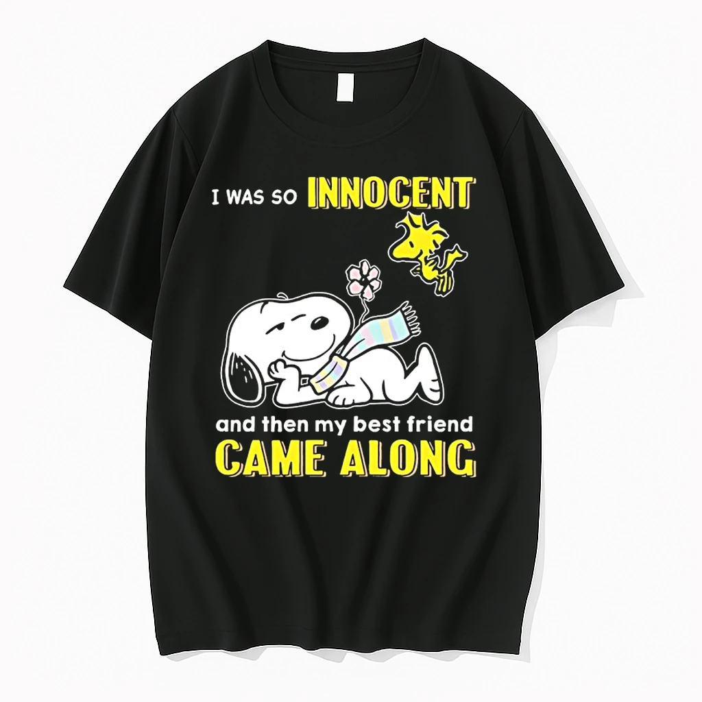 Snoopy And Woodstock I Was So Innocent And Then My Best Friend Came Along Shirts