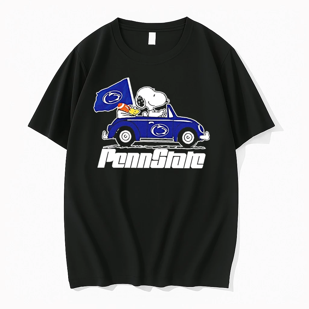 Snoopy And Woodstock X Penn State Nittany Lions Driving Car Shirts