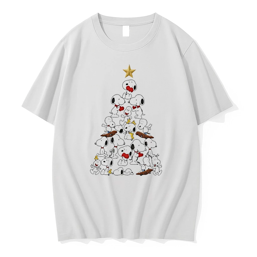 Snoopy Collage Picture Christmas Tree Shirts