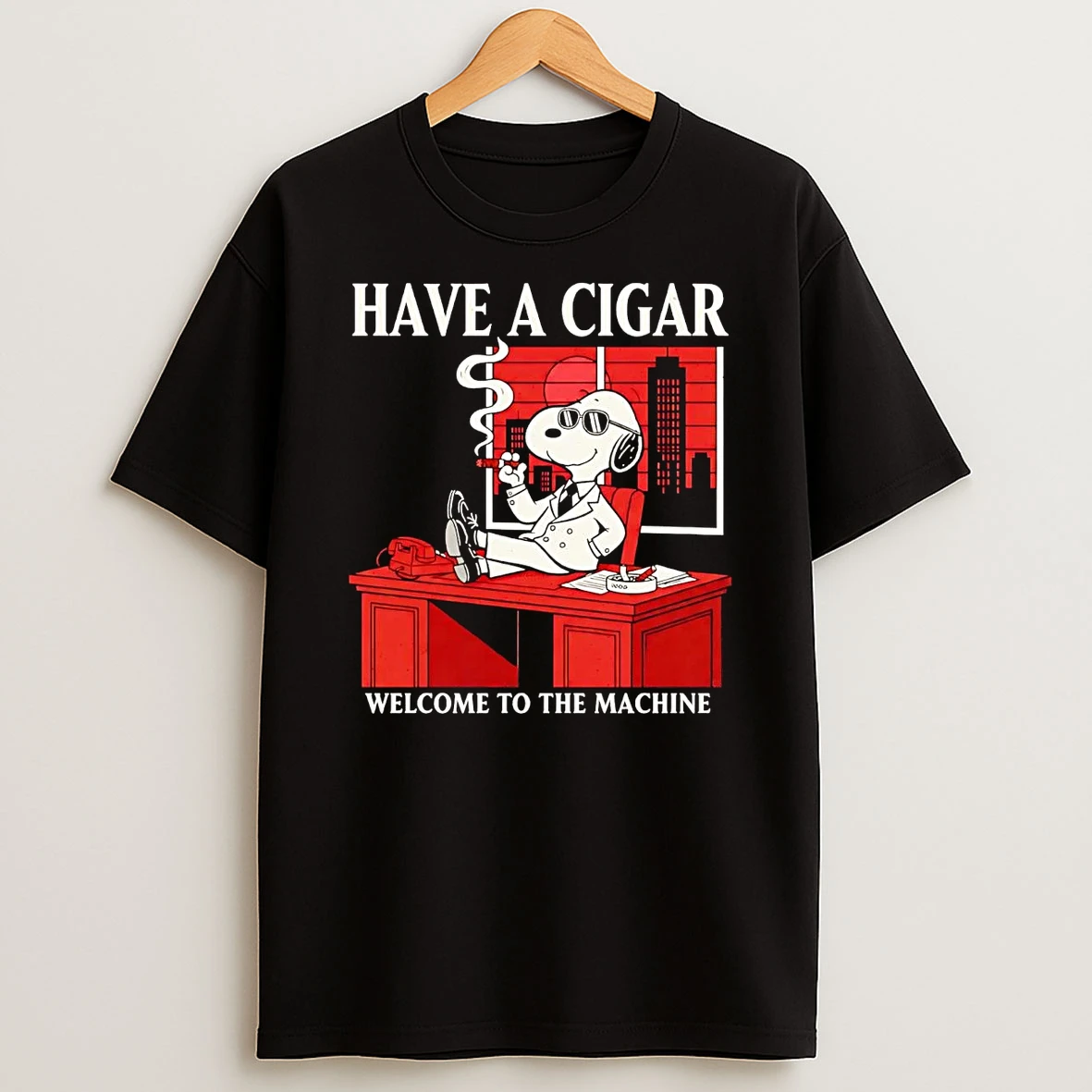 Snoopy Have A Cigar Welcome To The Machine Shirts