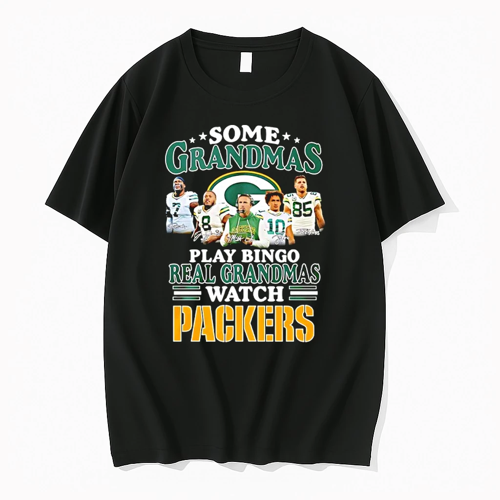 Some Grandmas Play Bingo Real Grandmas Watch Packers Shirts