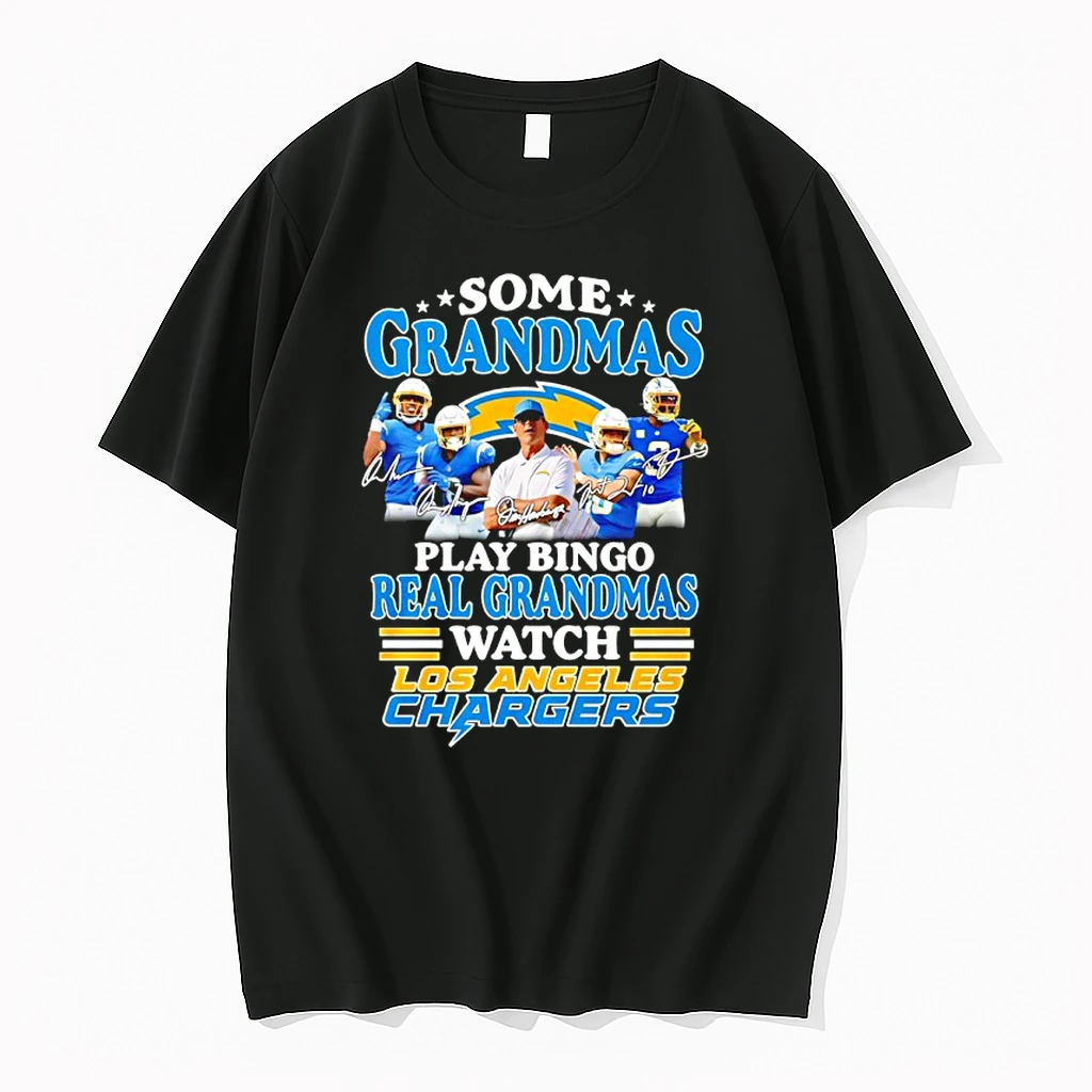 Some Grandmas Play Bingo Real Grandmas La Chargers Shirts