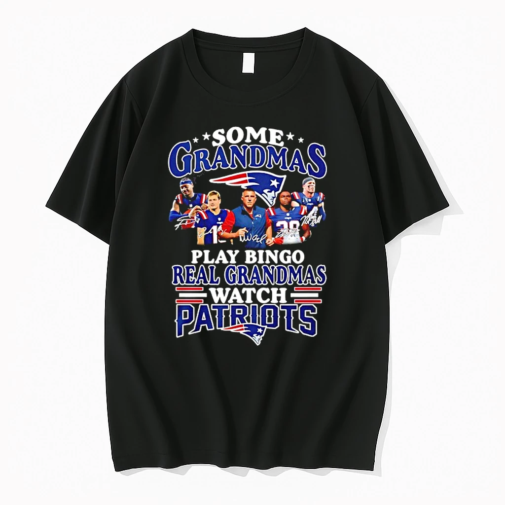 Some Grandmas Play Bingo Real Grandmas Patriots Shirts