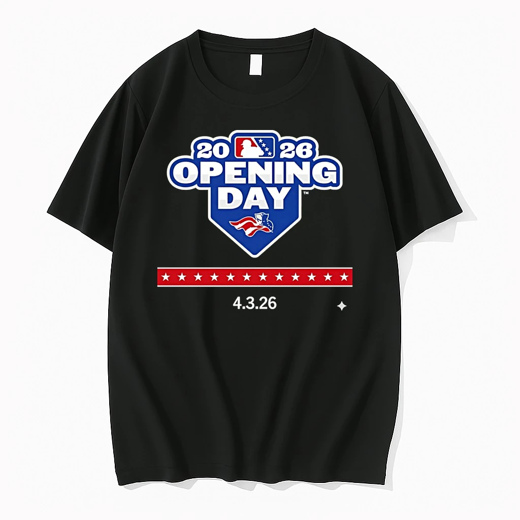 Somerset Patriots 2026 Mlb Opening Day April 3 2026 Logo Shirts