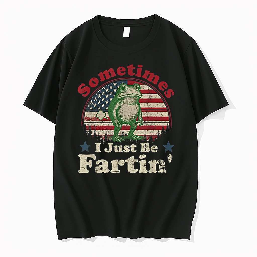 Sometimes I Just Be Fartin Frog Vintage Retroo Shirts