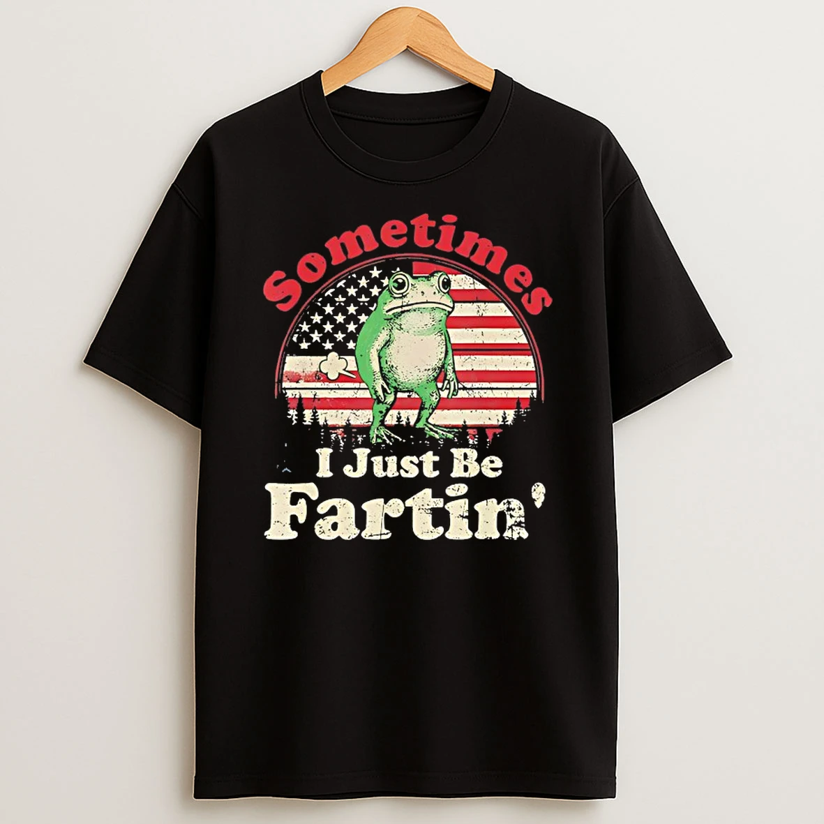 Sometimes I Just Be Fartin Frog Vintage Shirts