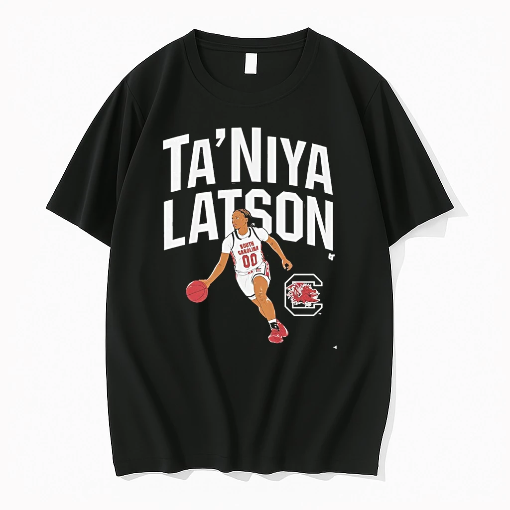 South Carolina Gamecocks Basketball Taniya Latson Name Pose Shirts