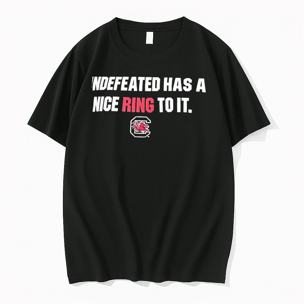 South Carolina Gamecocks Undefeated Has A Nice Ring To It Shirts