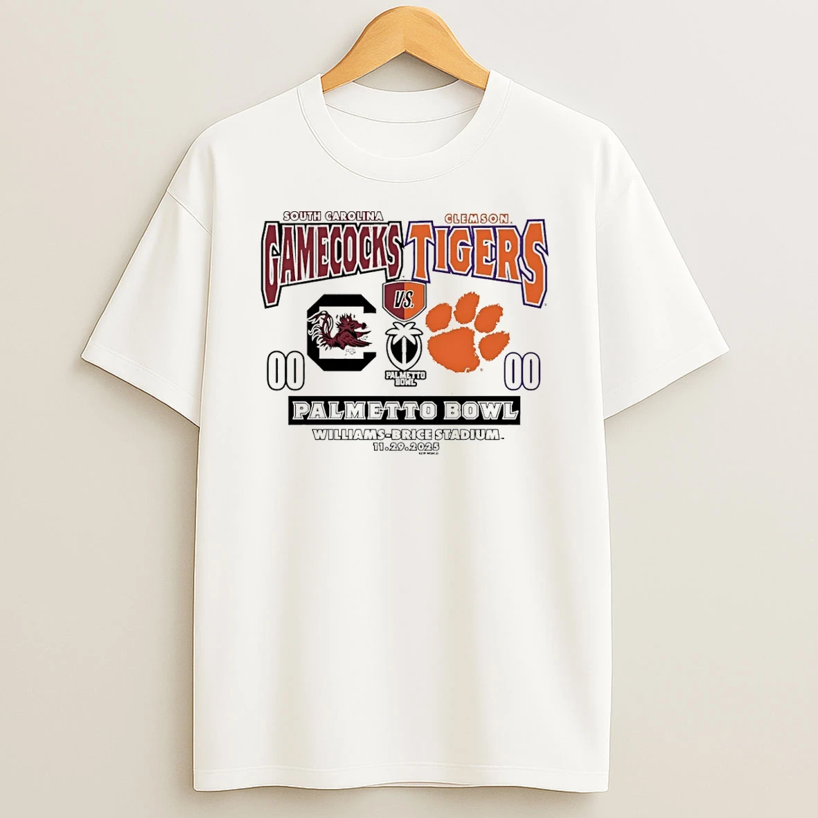 South Carolina Gamecocks Vs Clemson Tigers 2025 Palmetto Bowl Champions Score Shirts