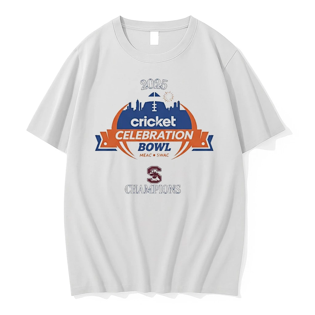 South Carolina State Bulldogs 2025 Cricket Celebration Bowl Champions Shirts