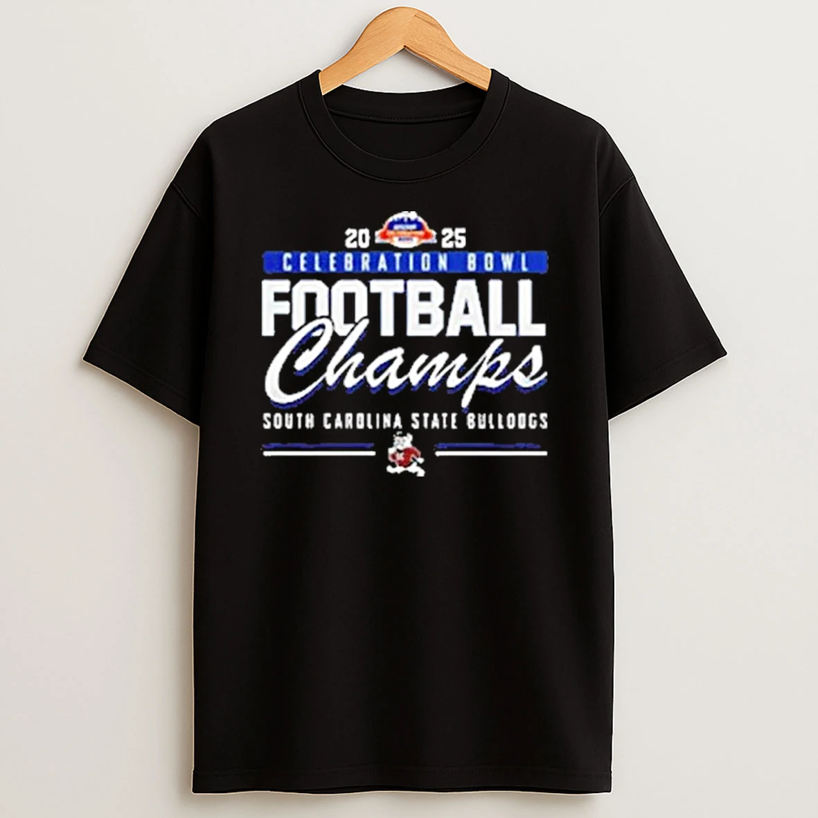 South Carolina State Bulldogs Celebration Bowl Champions Logo Shirts