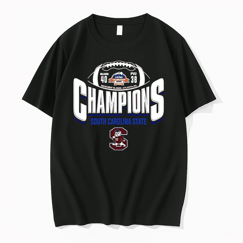 South Carolina State University Bulldogs Football 2025 Celebration Bowl Champions Shirts