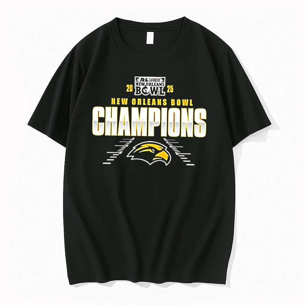 Southern Miss Golden Eagles New Orleans Bowl Champions 2025 Shirts