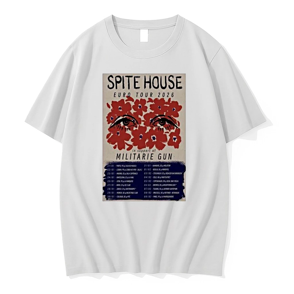 Spite House In Support Of Militarie Gun European Tour 2026 Shirts