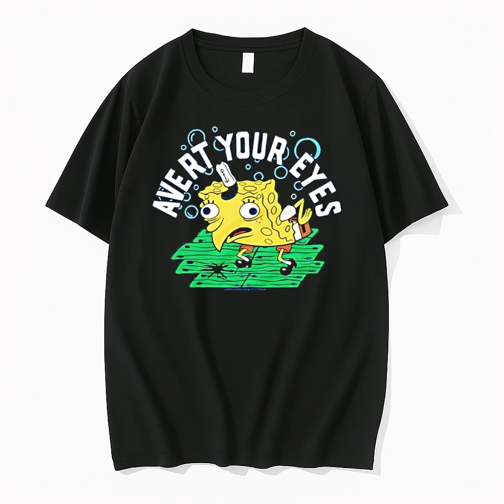 Sponge Squarepants Avert Your Eyes Graphic Shirts