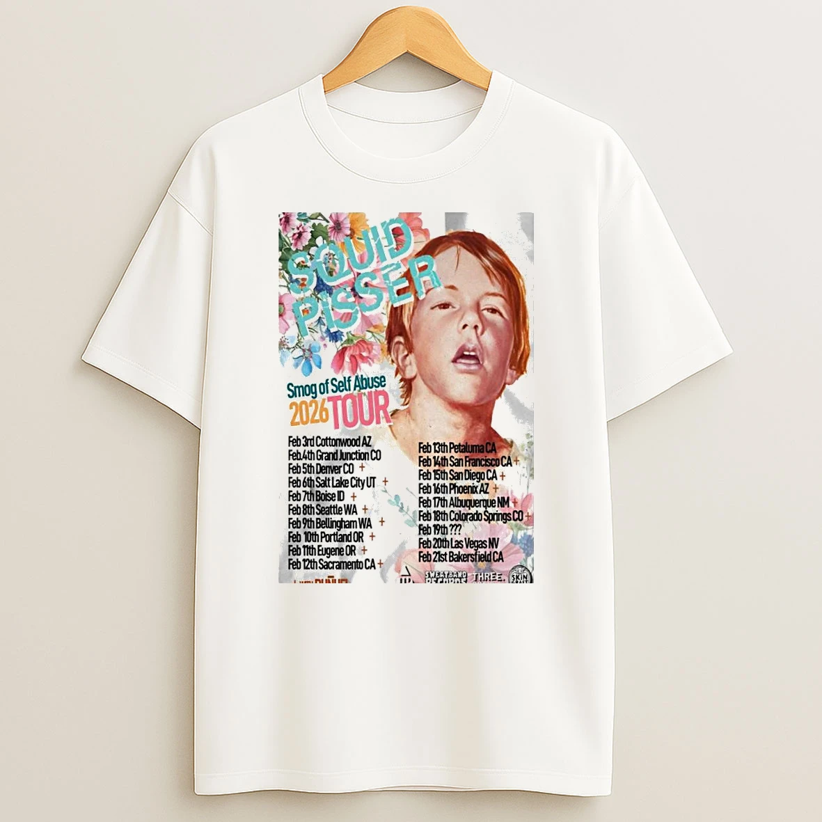 Squid Pisser Smog Of Self Abuse 2026 Shows Shirts