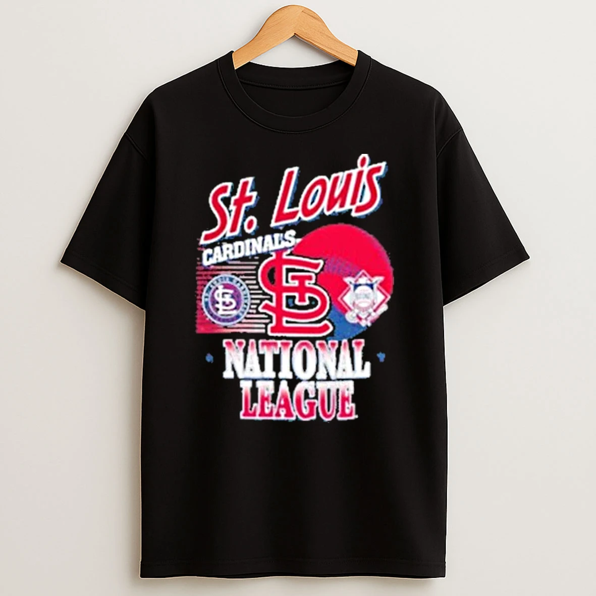 St Louis Cardinals Mlb American National League Logo Ball Retro Shirts