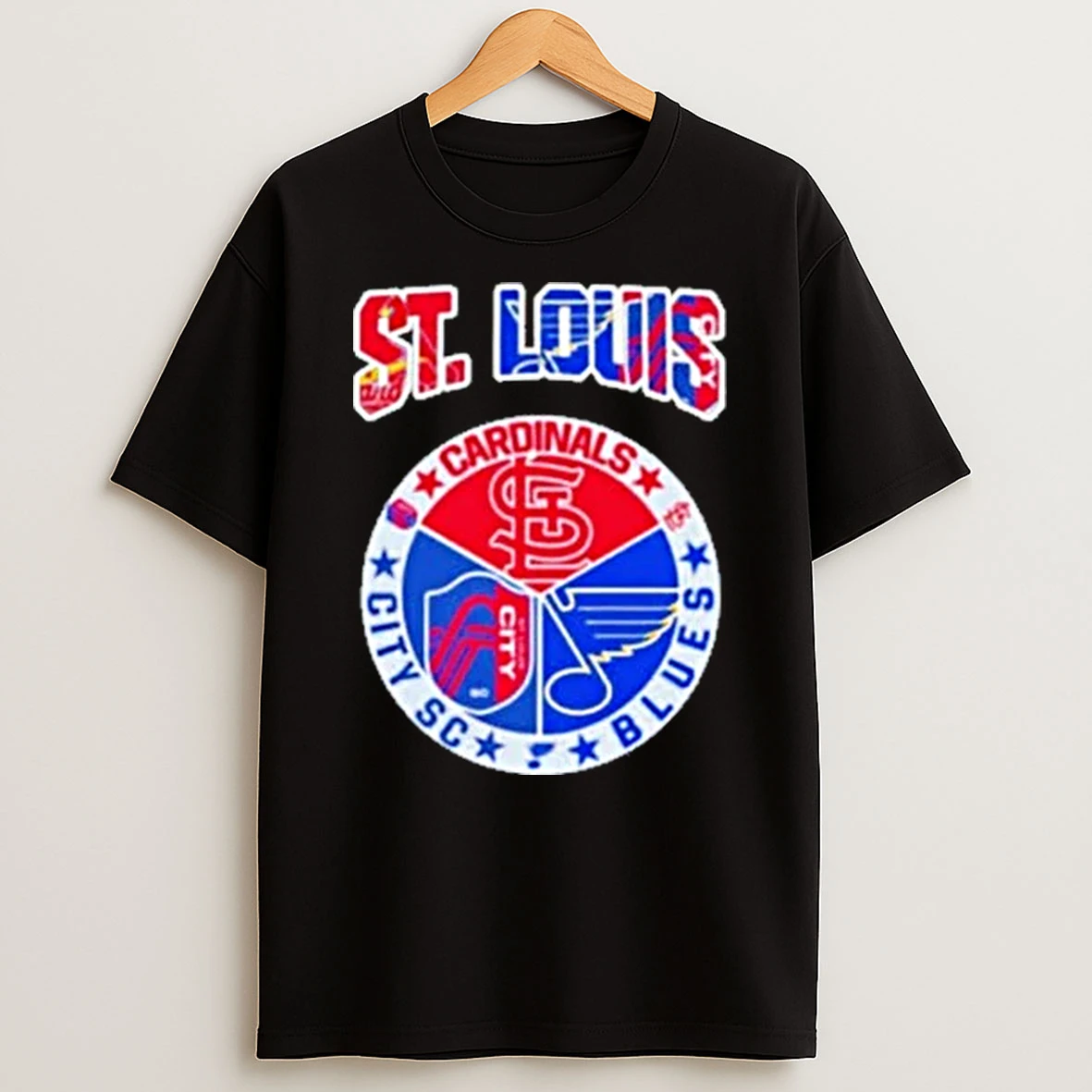St Louis In Top Cardinals St Louis Blues St Louis City Sc Shirts