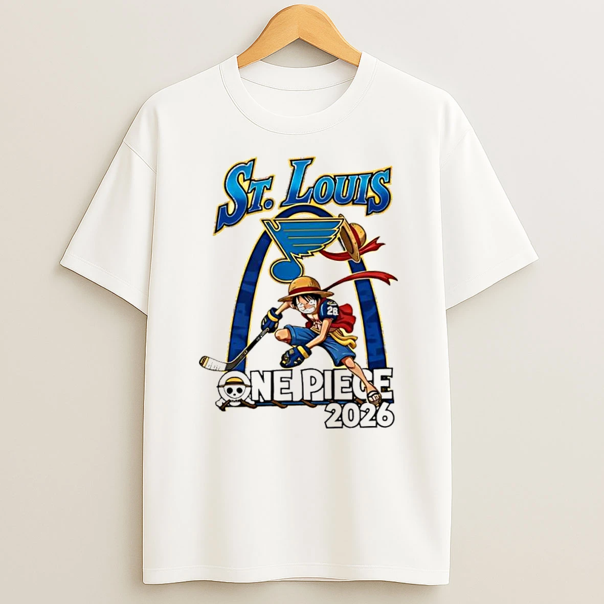 St Louis Blues One Piece 2026 Luffy Shirts